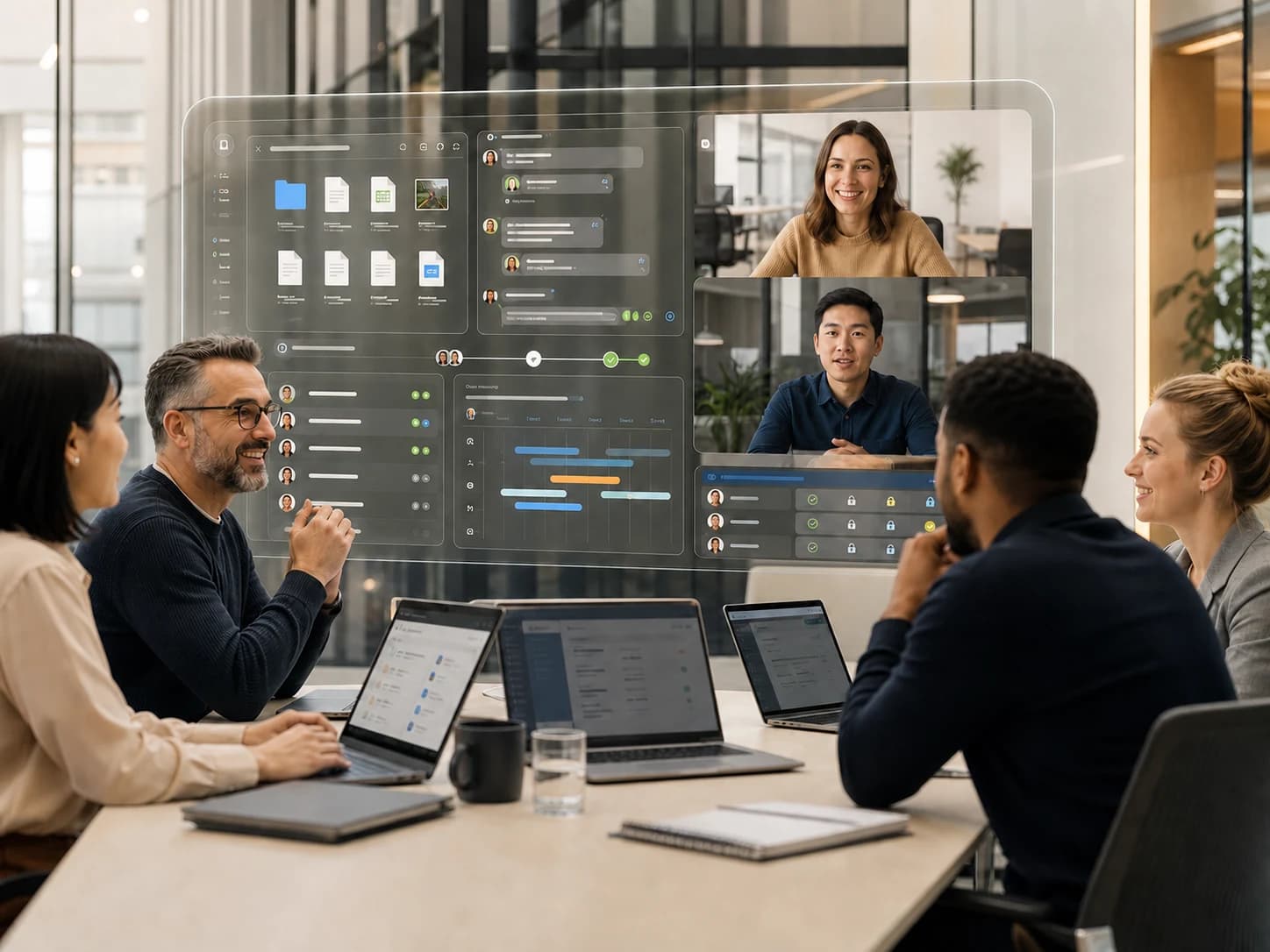 Melp connecting a team with clients, vendors, partners, and contractors